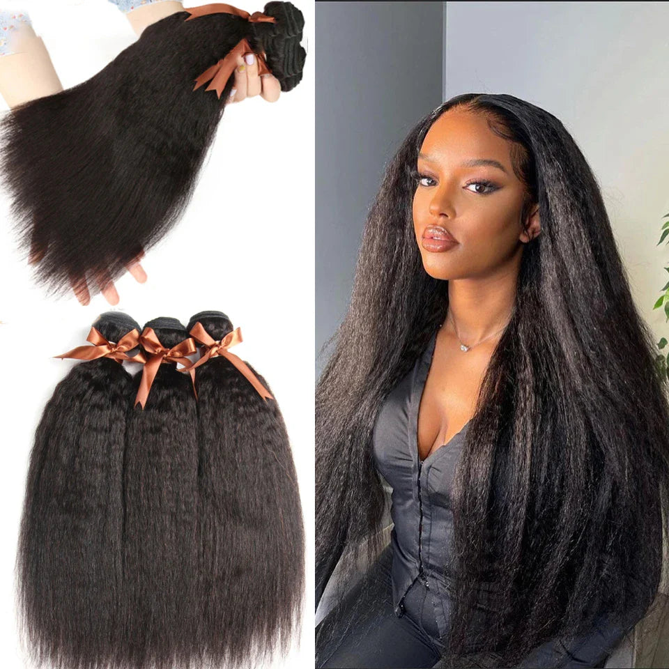 10A, 12A & 15A Yaki Straight Weave Brazilian Human Hair.